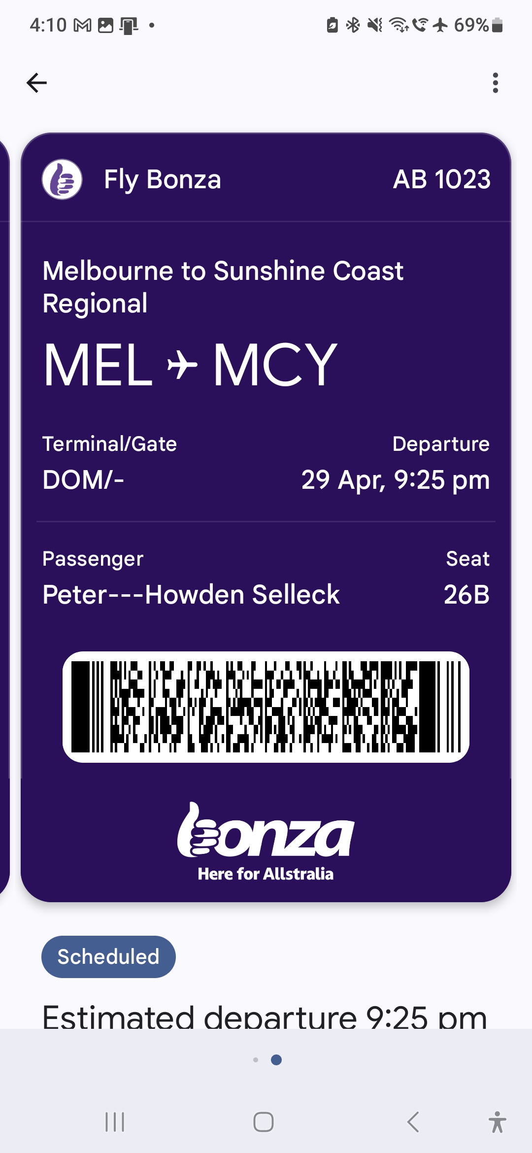 Final Bonza Boarding Pass